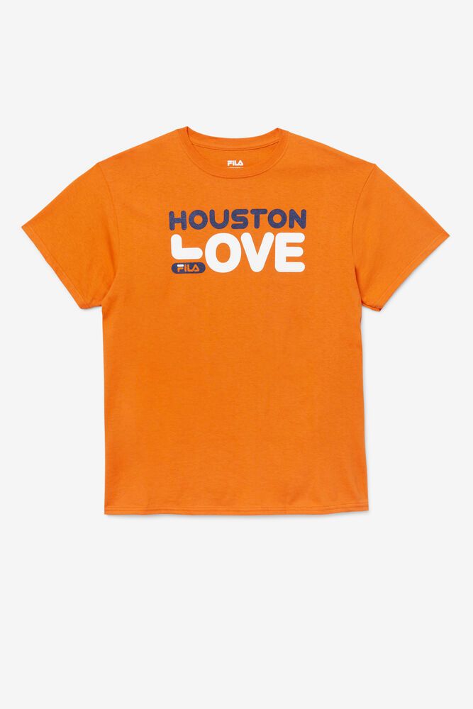 Fila Tričko Panske Houston Love Oranžové - YTGRI4132